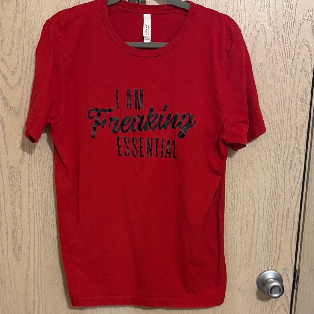 Bella Canvas Red Essential Tee